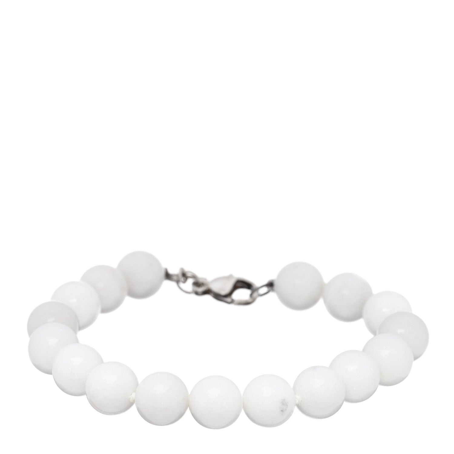 Tiffany Sterling Silver Dolomite Bead Toggle Bracelet 1 of 5
