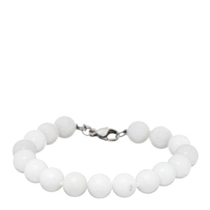 Tiffany Sterling Silver Dolomite Bead Toggle Bracelet 1 of 5