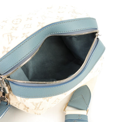 Louis Vuitton Monogram Denim Pochette Round Blue 5 of 7