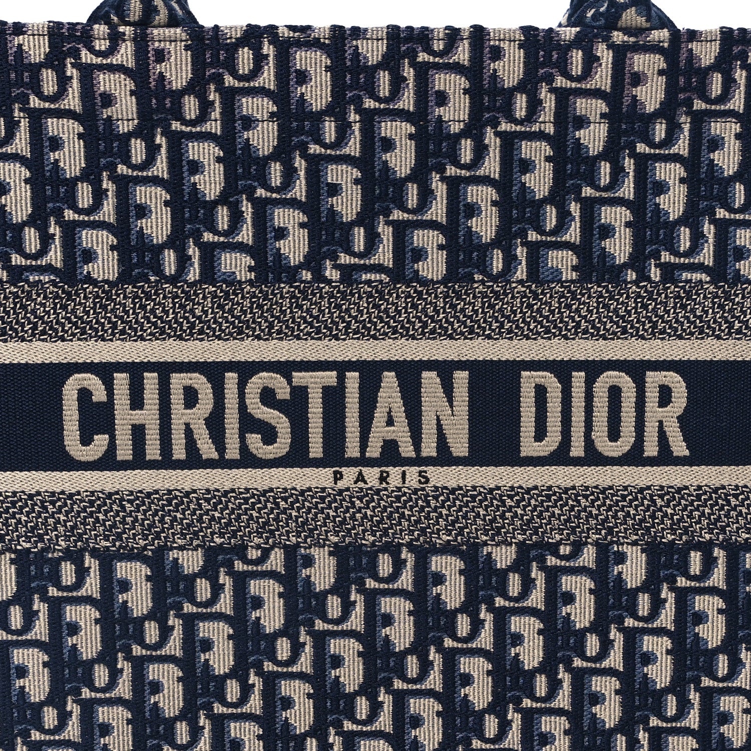 Christian Dior Oblique Medium Book Tote Blue Multicolor 8 of 10