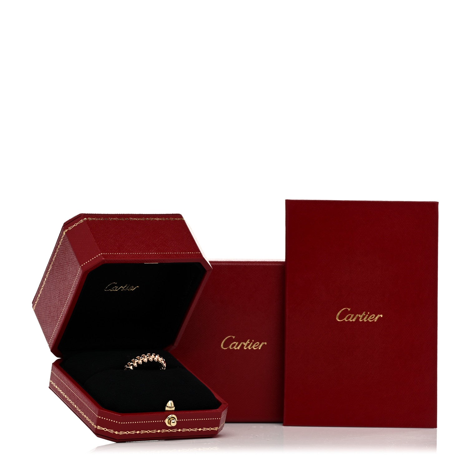 Cartier 18K Pink Gold SM Clash De Cartier Ring 55 7.25 5 of 5