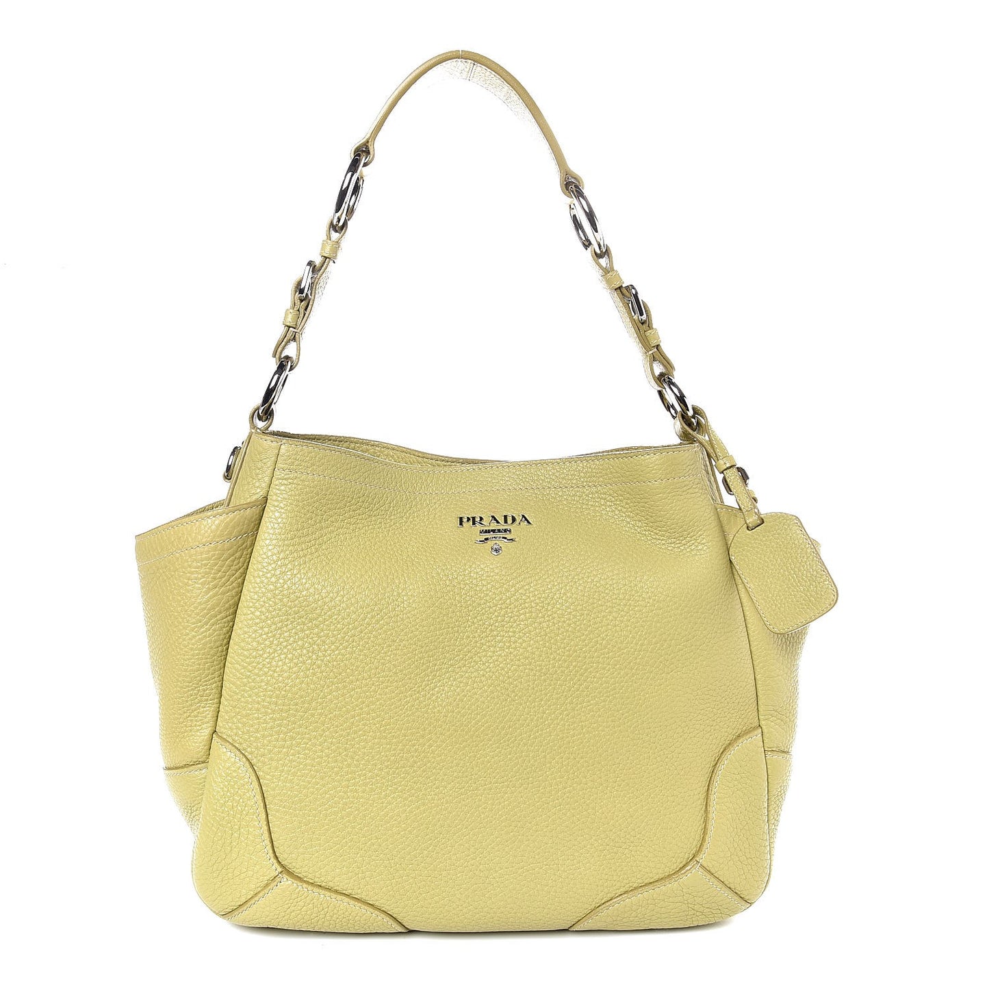 Vitello Daino Side Pocket Hobo Cedro