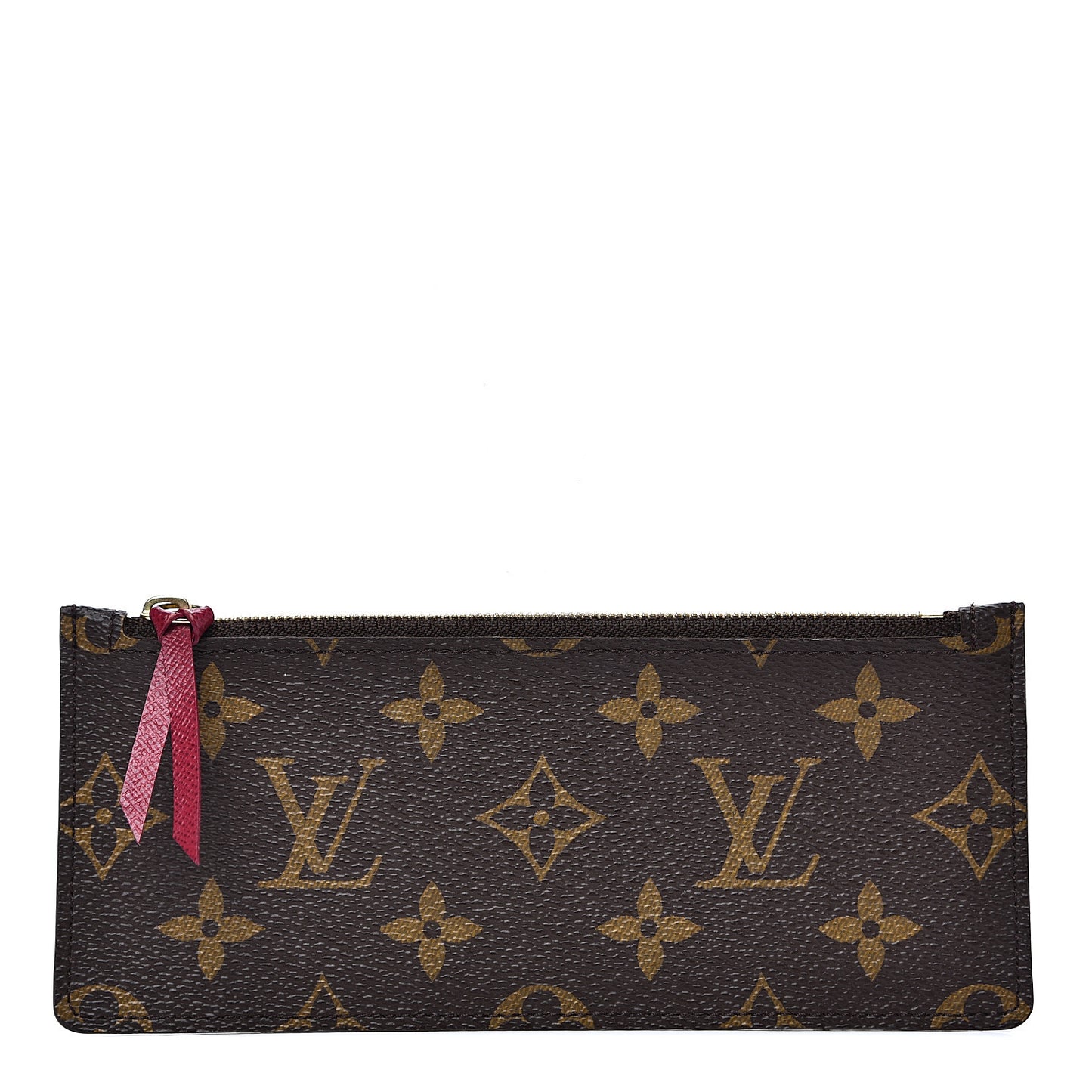 Monogram Josephine Wallet Zippered Insert Fuchsia