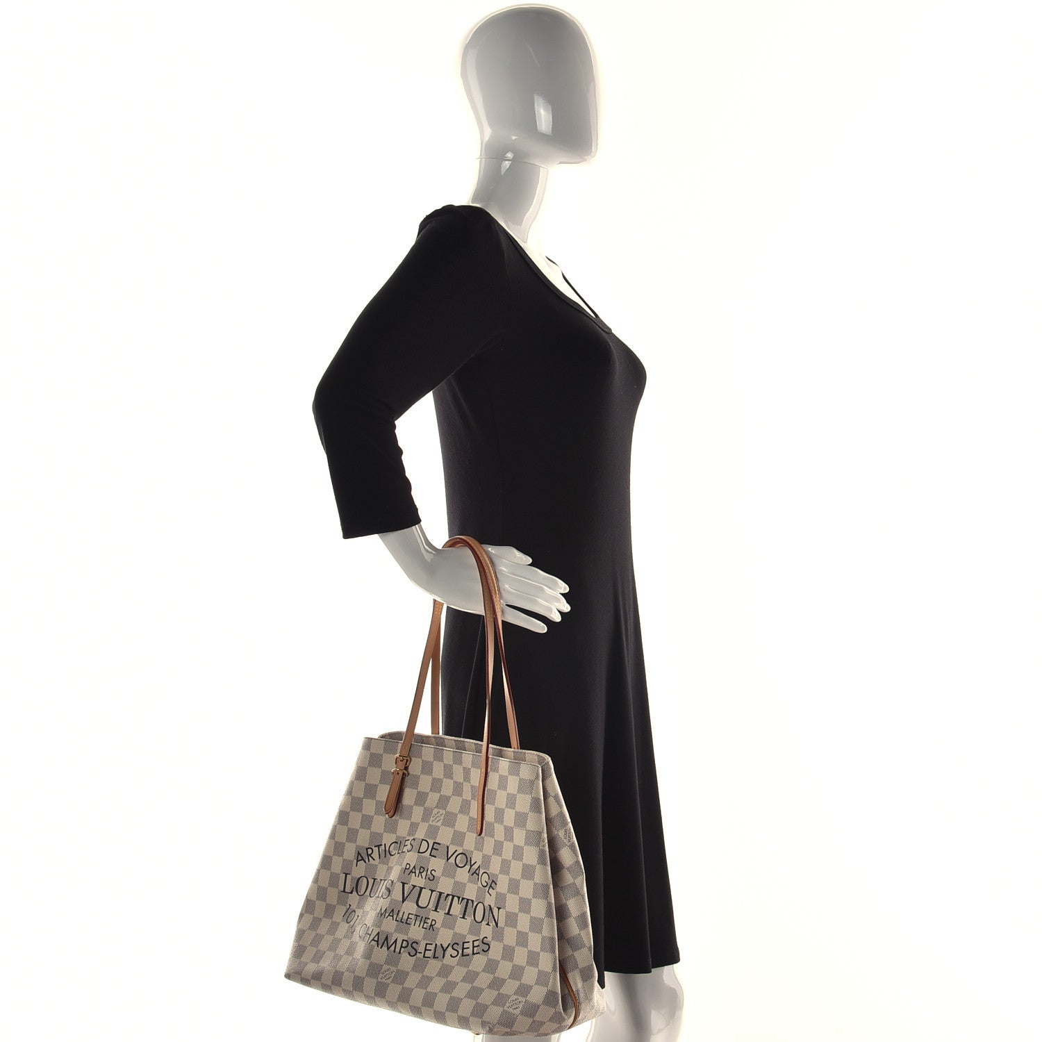 Louis Vuitton Damier Azur Cabas Adventure MM 2 of 13