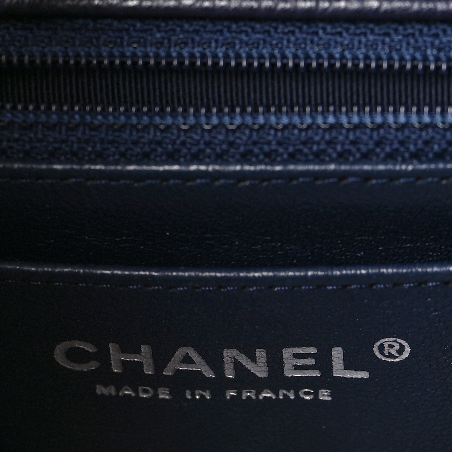 Chanel Caviar Quilted Mini Rectangular Flap Navy 6 of 8