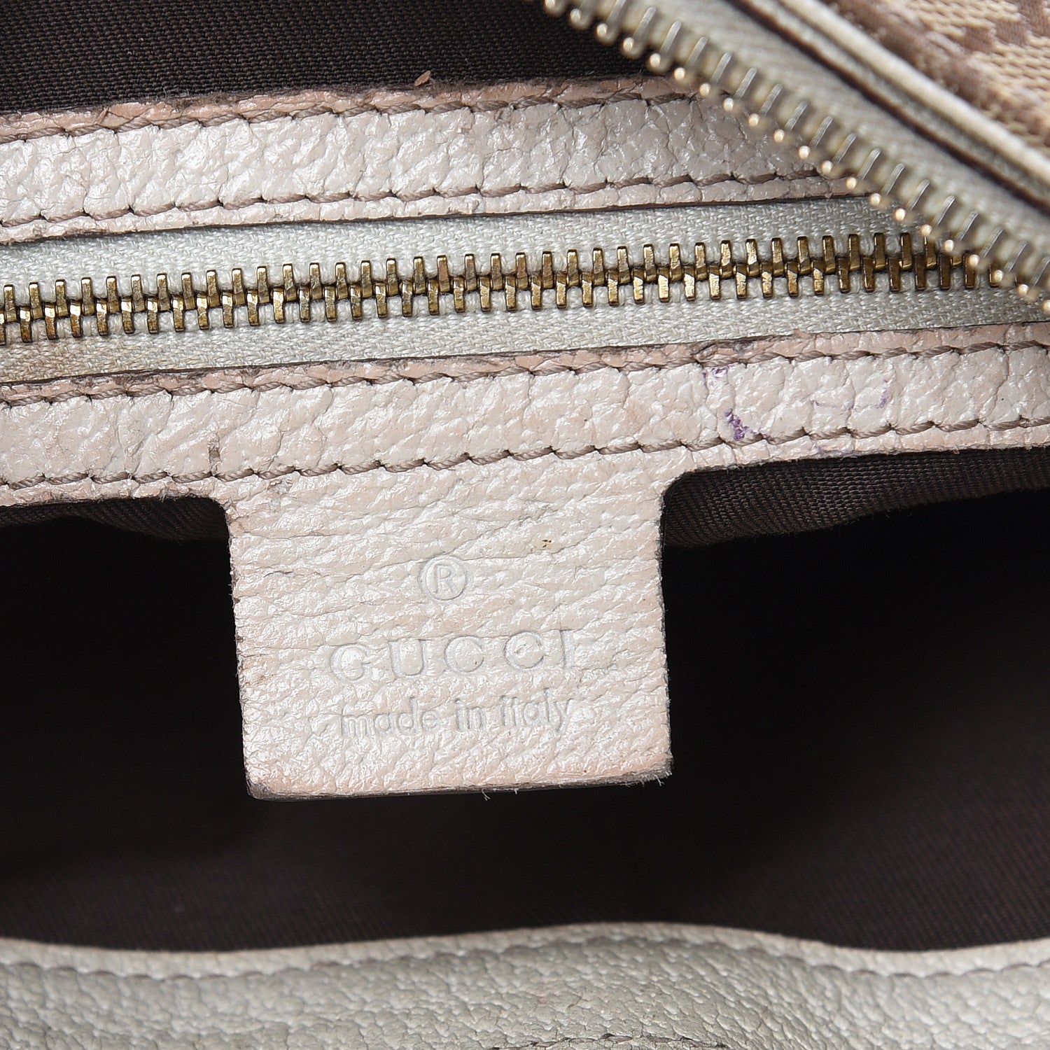 Gucci Monogram Creole Hobo Ivory 6 of 20