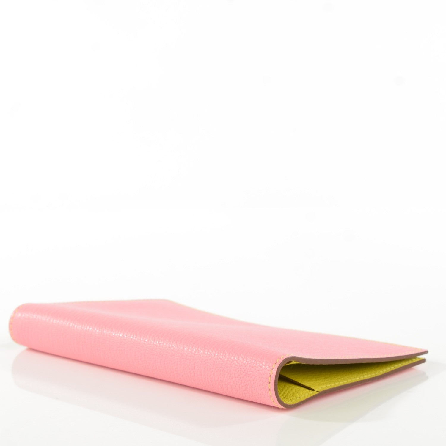 Hermes Chevre Mysore Vision II Agenda Cover Rose Confetti Soufre 4 of 8