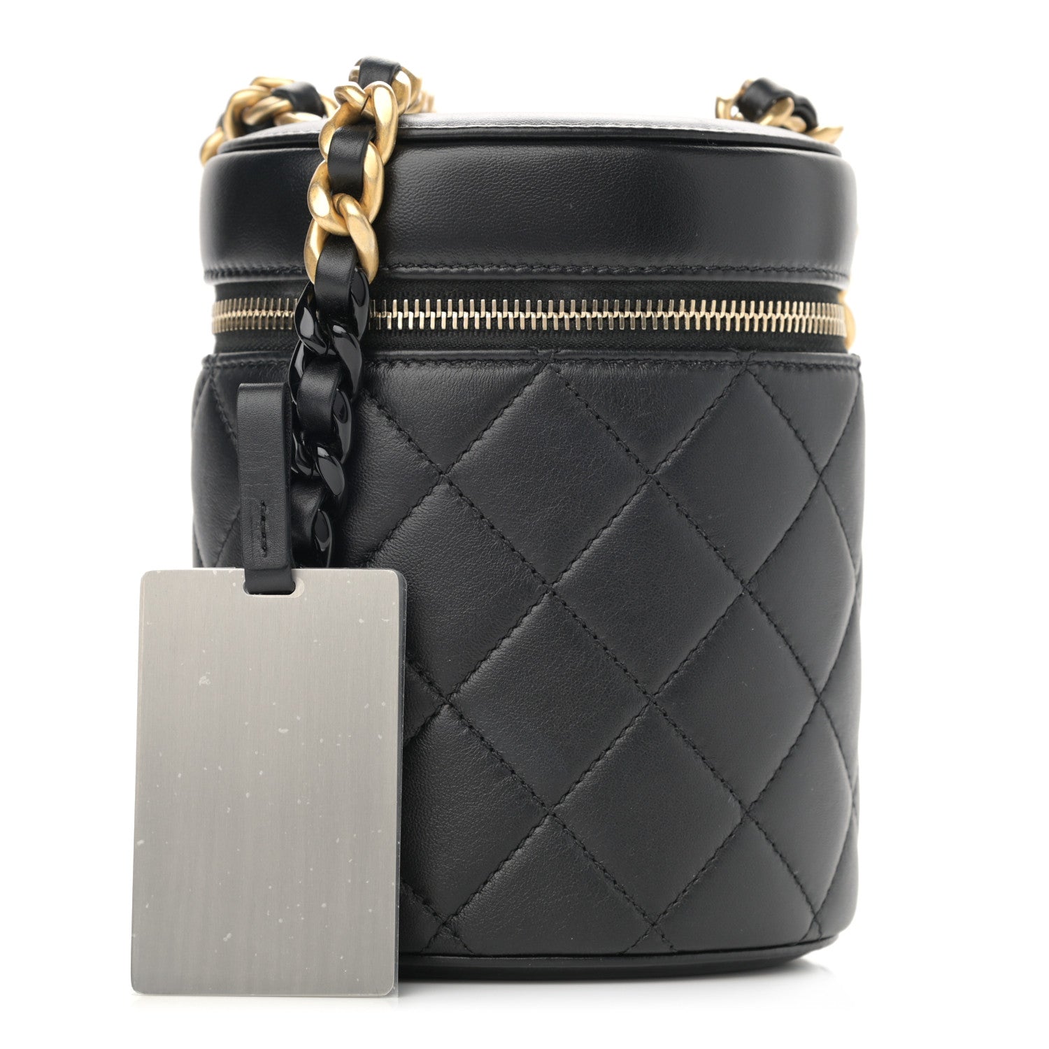 Chanel Lambskin Quilted Small Vanity Case Black 1 of 14