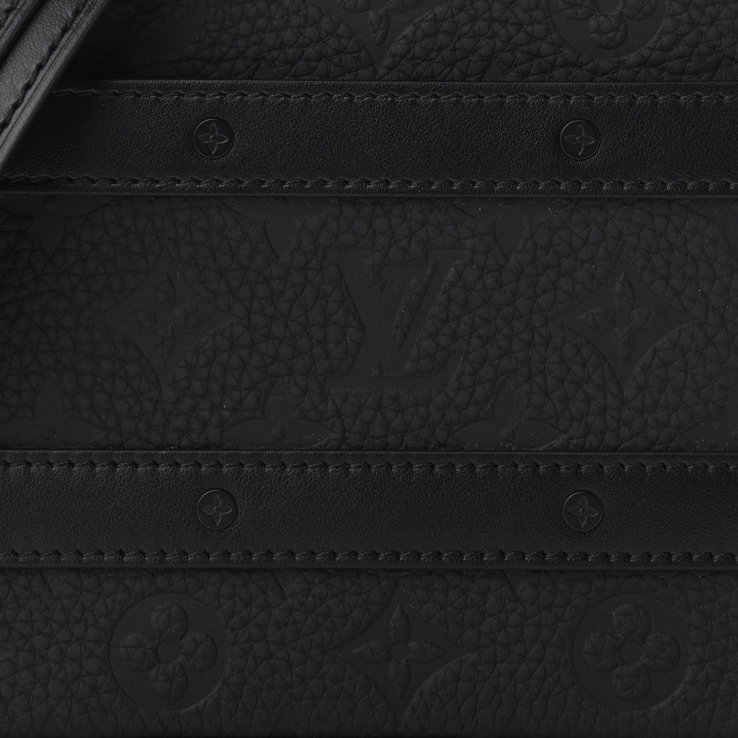 Louis Vuitton Taurillon Monogram Soft Trunk Black 7 of 9