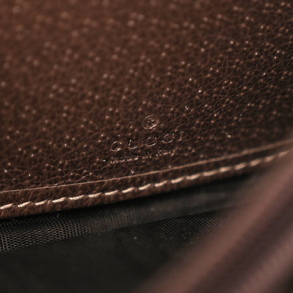 Gucci GG Supreme Monogram Web Ophidia Wallet On Chain Brown 5 of 11