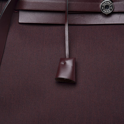 Hermes Toile Vache Hunter Herbag Zip 39 MM Prune 11 of 16