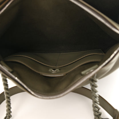 Salvatore Ferragamo Calfskin Viva Bow Tote Green 7 of 12