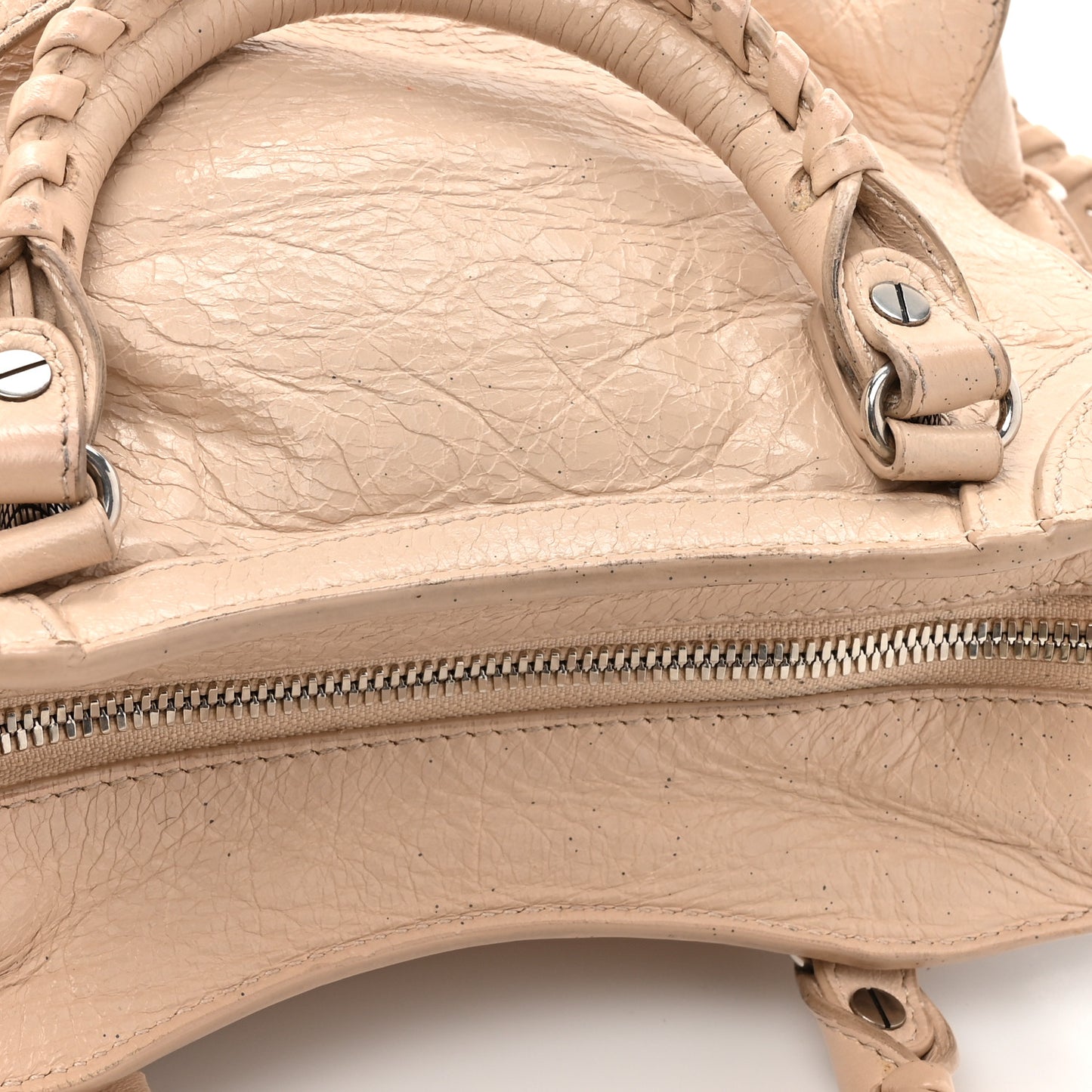 Agneau Arena Neo Cagole Handbag XS Sand Beige