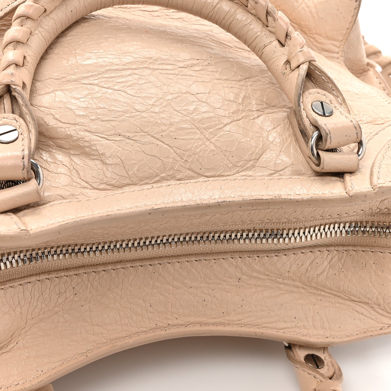 Balenciaga Agneau Arena Neo Cagole Handbag XS Sand Beige 23 of 25