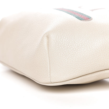 Gucci Grained Calfskin Logo Belt Bag White 8 of 9