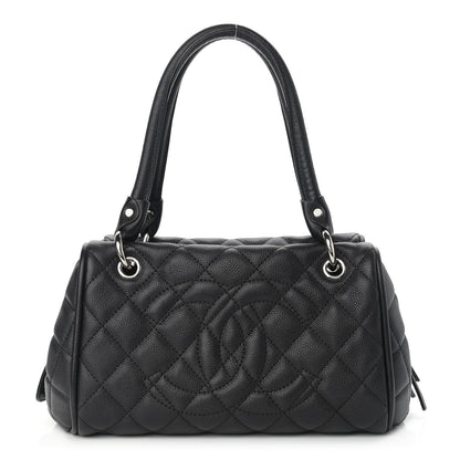 Chanel Caviar Quilted Timeless Bowler Black 1 of 10