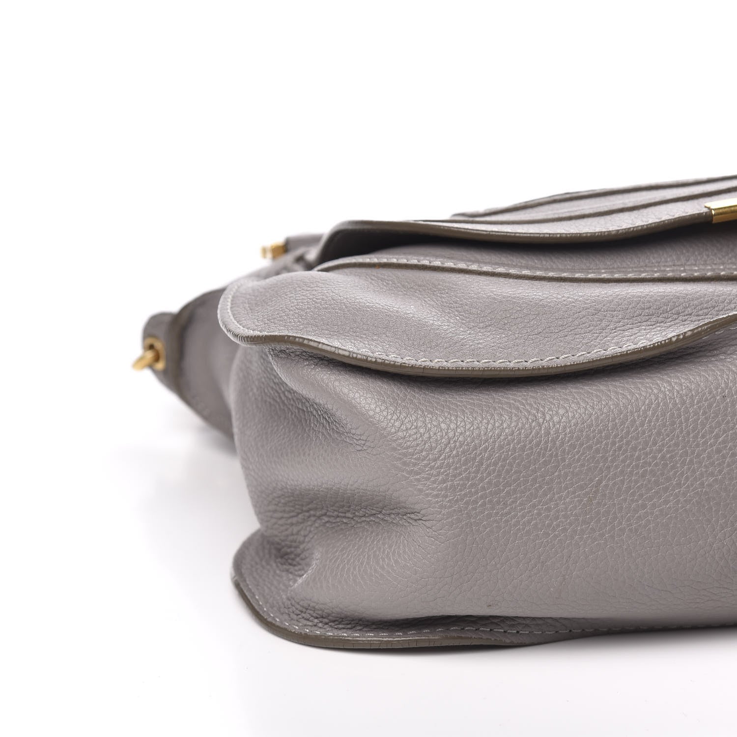 Chloe Calfskin Medium Marcie Satchel Cashmere Grey 8 of 13