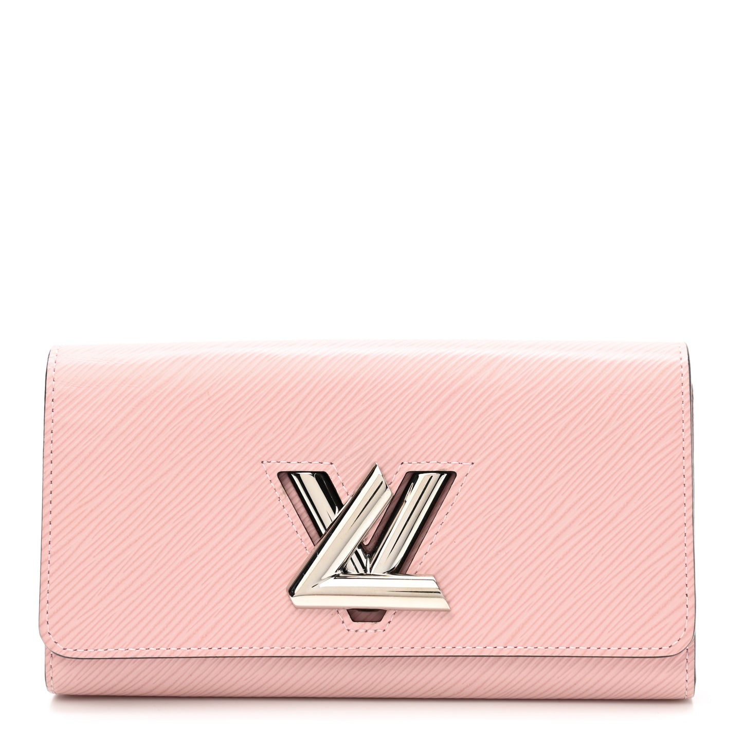 Epi Twist Wallet Rose Ballerine