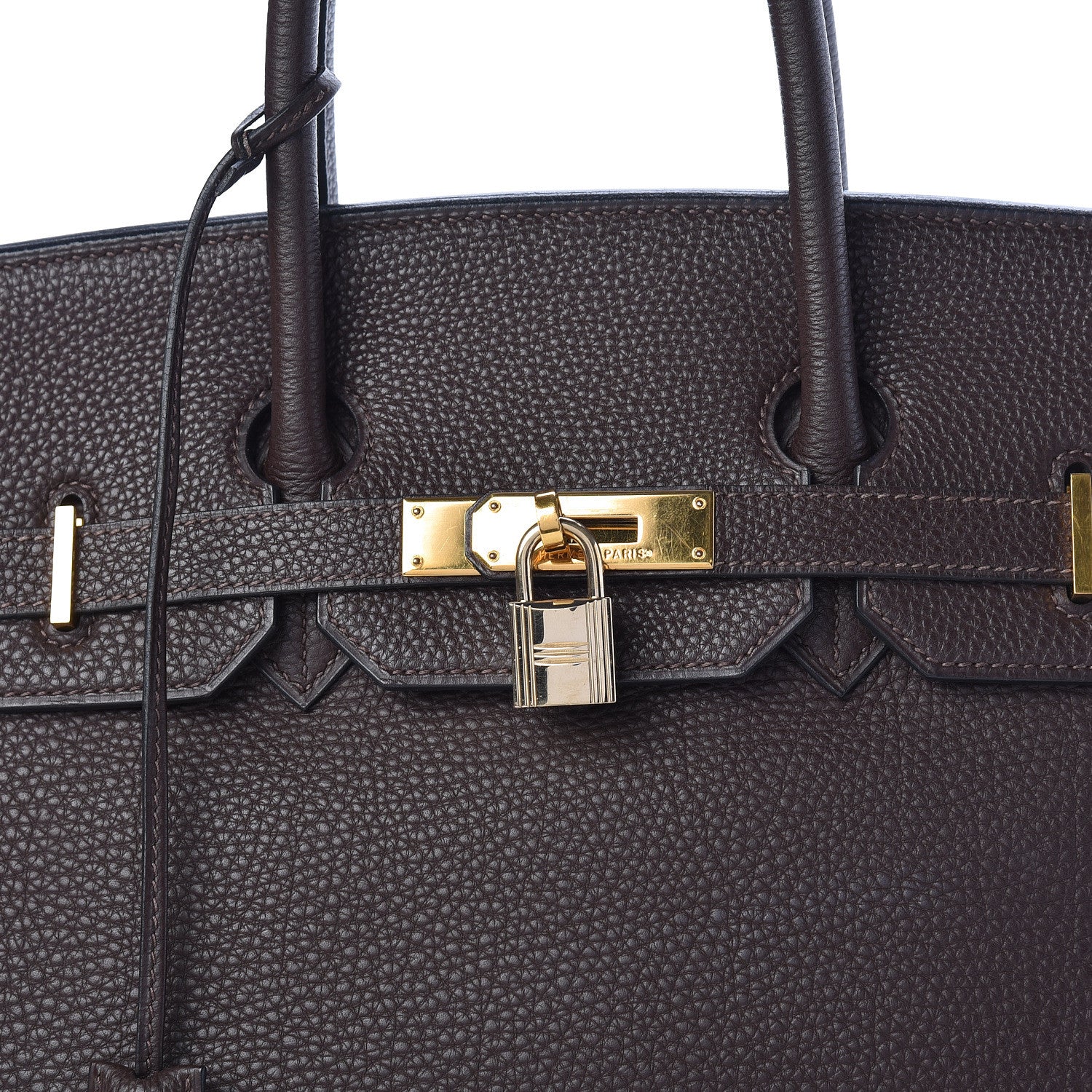 Hermes Togo Birkin 35 Chocolate 8 of 16