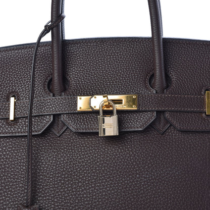 Hermes Togo Birkin 35 Chocolate 8 of 16