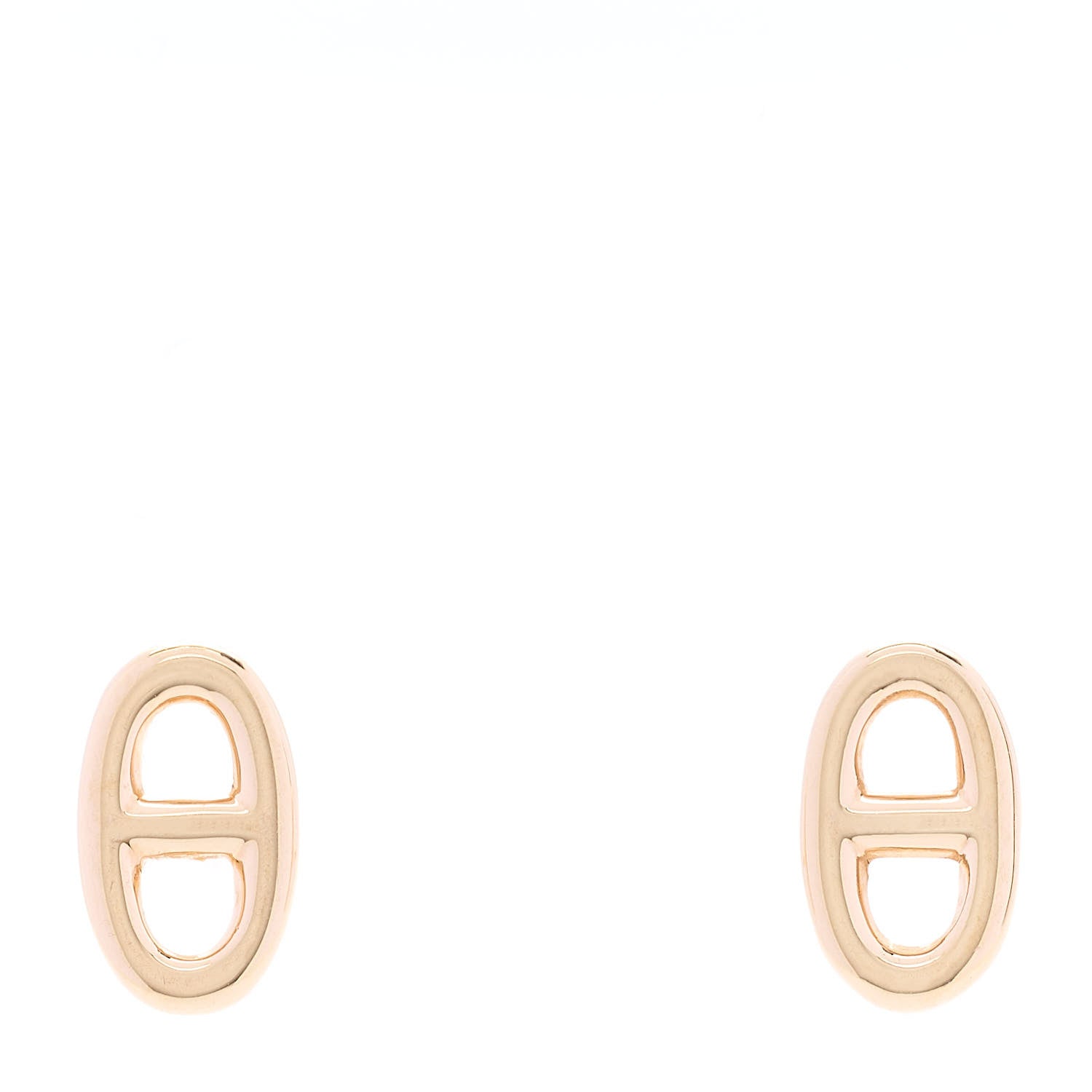 Hermes 18K Rose Gold TPM Farandole Stud Earrings 1 of 4