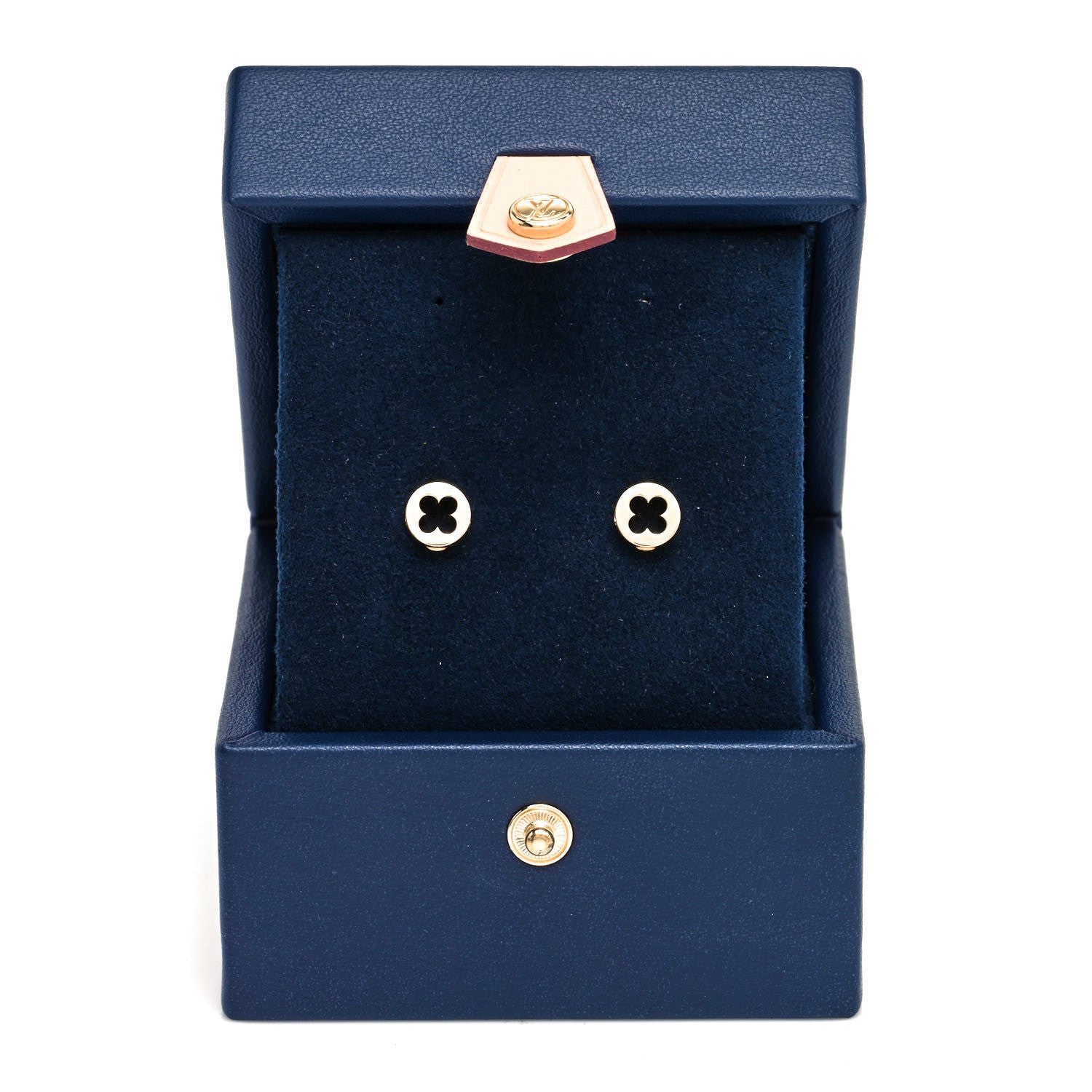 Louis Vuitton 18K Yellow Gold Empreinte Ear Studs Earrings 5 of 5