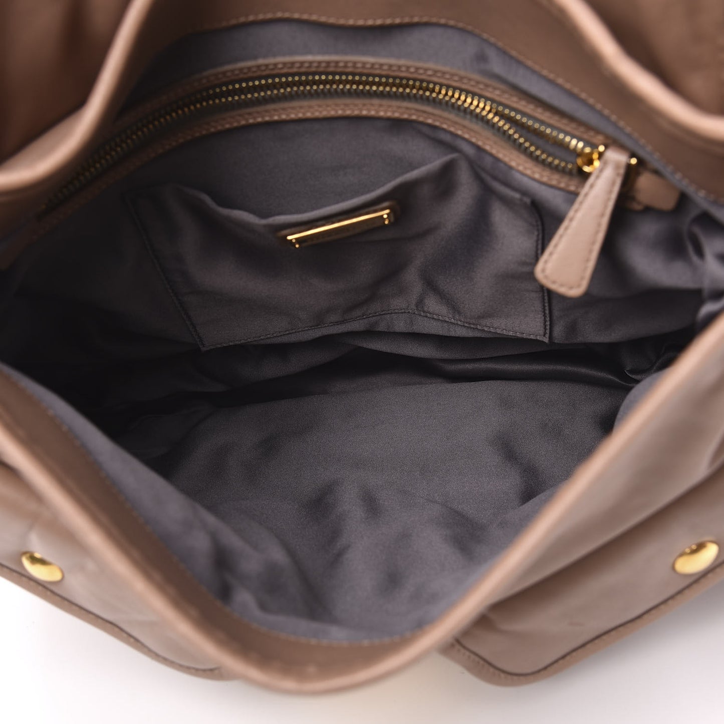 Nappa Matelasse Coffer Hobo Cammeo