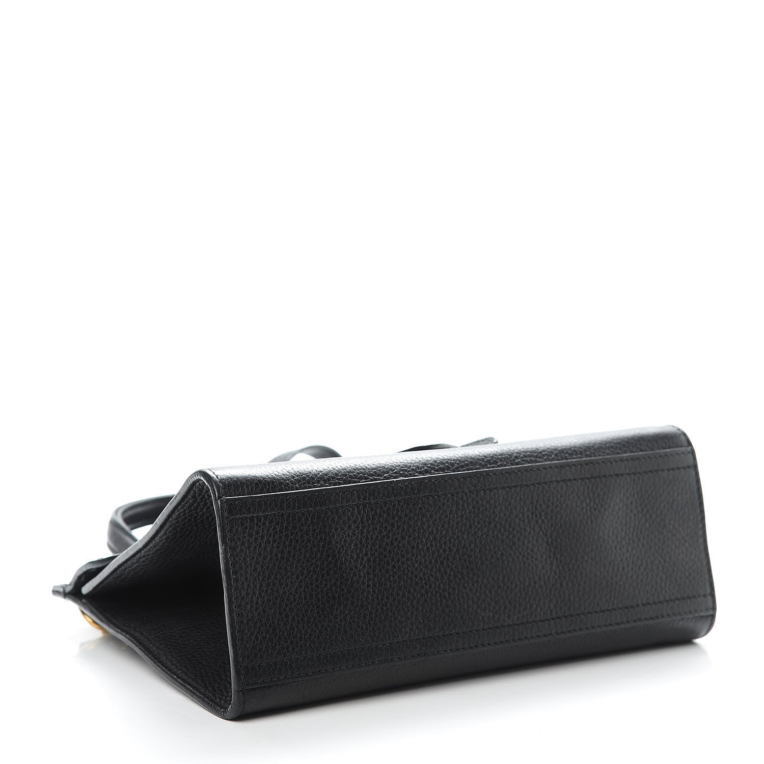 Gucci Calfskin Mini GG Marmont Top Handle Bag Black 4 of 12