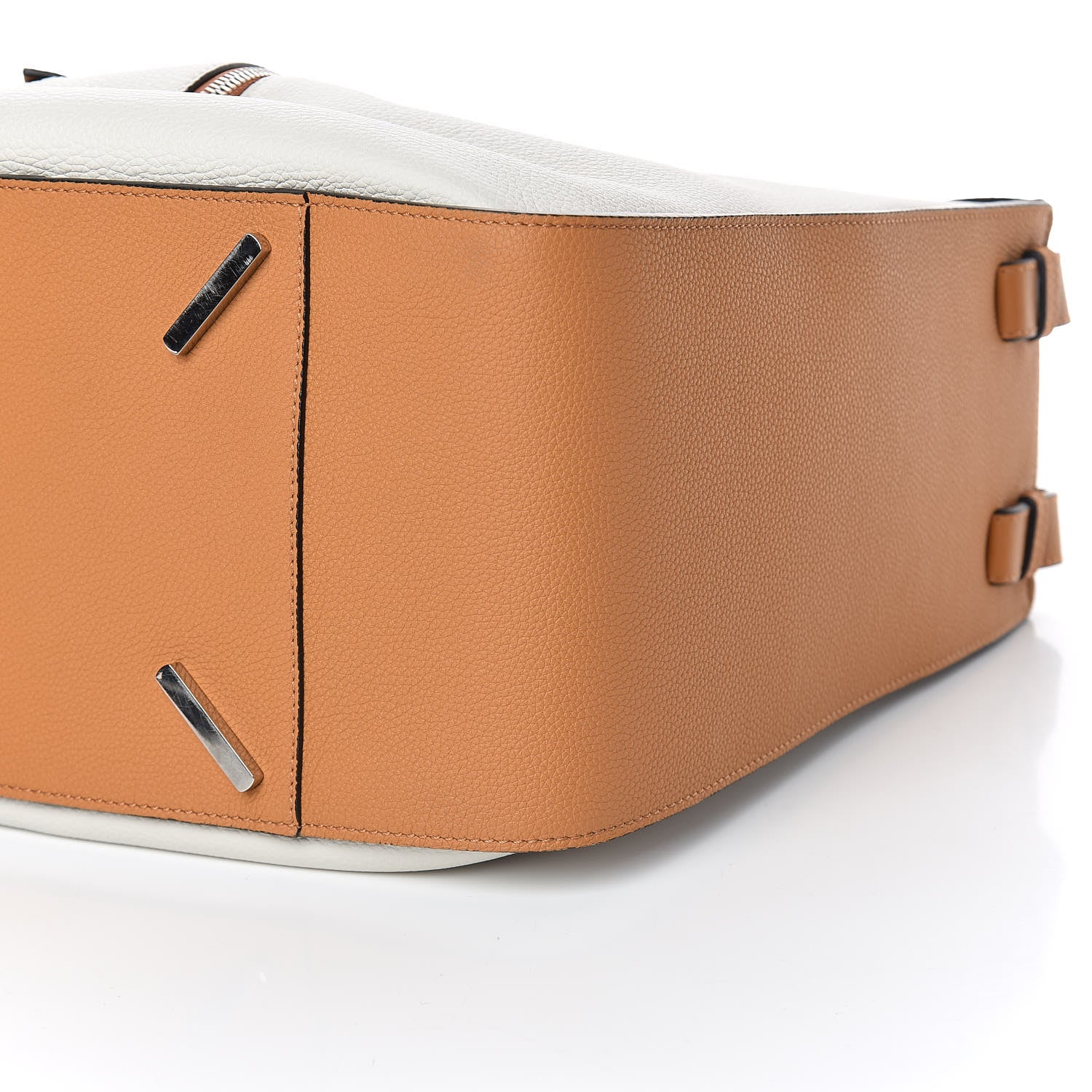 Loewe Calfskin Medium Hammock Shoulder Bag Tan White 10 of 11