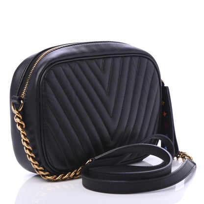 Louis Vuitton Calfskin New Wave Camera Bag Black 3 of 9