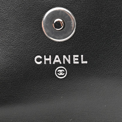 Chanel Patent Quilted Belt In Love Double Mini Flap Waist Bag Black Pink 7 of 15