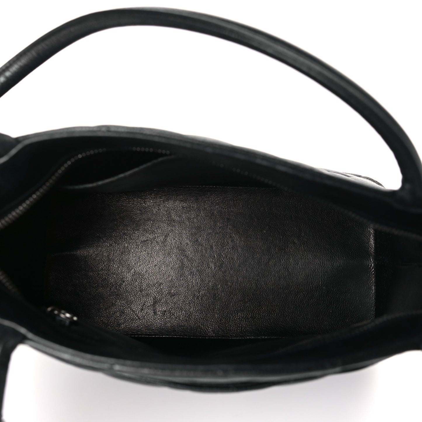 Caviar Quilted Medallion Tote Black