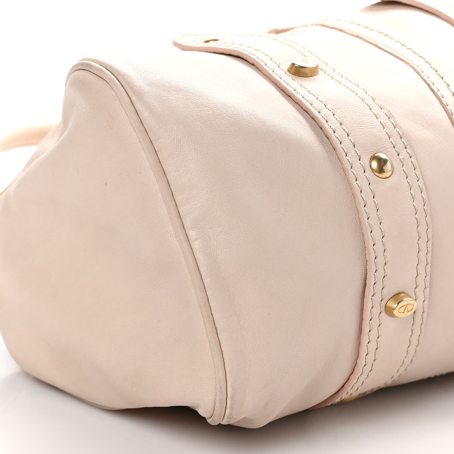 Valentino Garavani Lambskin VLogo Satchel Light Pink 8 of 12