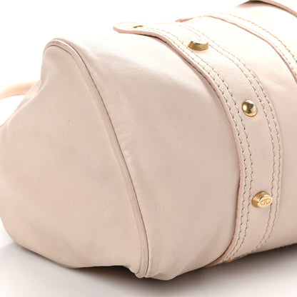 Valentino Garavani Lambskin VLogo Satchel Light Pink 8 of 12
