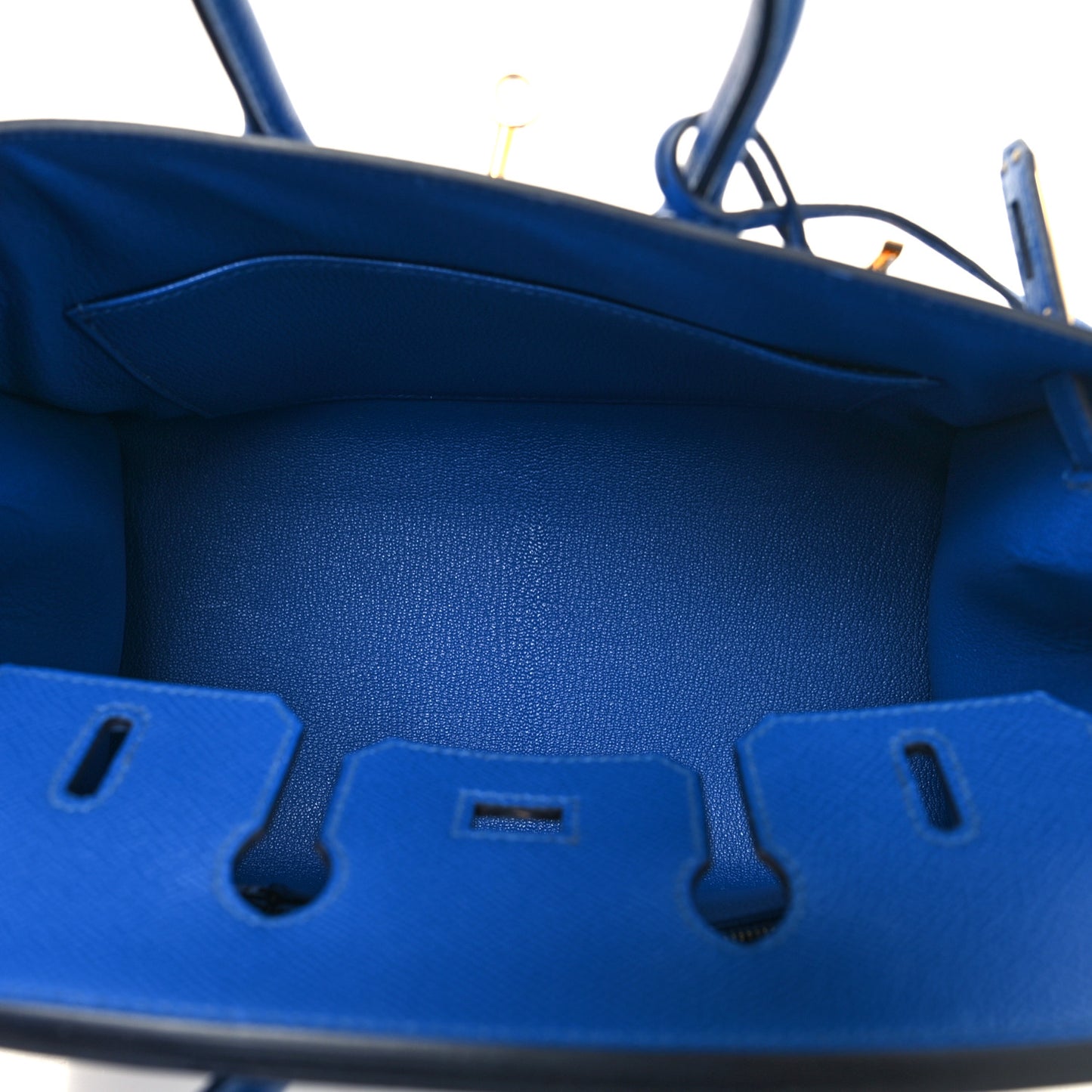 Epsom Birkin Sellier 25 Bleu France