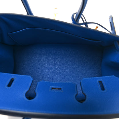 Hermes Epsom Birkin Sellier 25 Bleu France 5 of 12