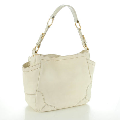 Prada Vitello Daino Side Pocket Hobo Talco 3 of 8