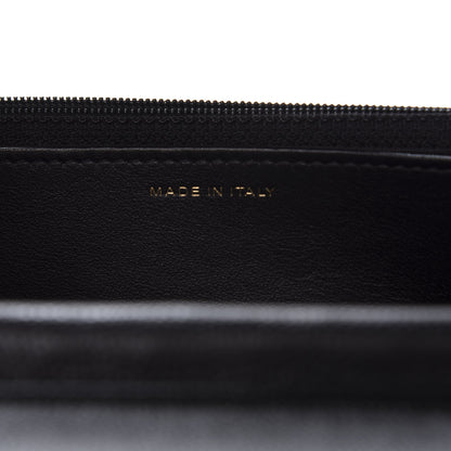 Chanel Caviar Quilted French New Wave Chain CC Wallet On Chain WOC Black 9 of 11