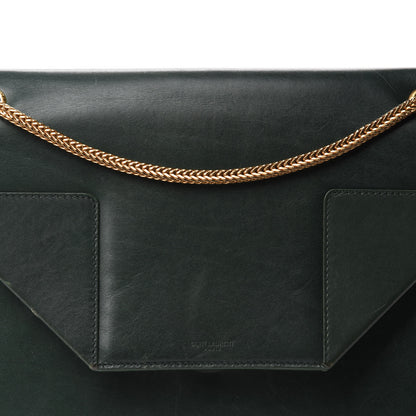 Saint Laurent Calfskin Medium Classic Betty Dark Green 18 of 18