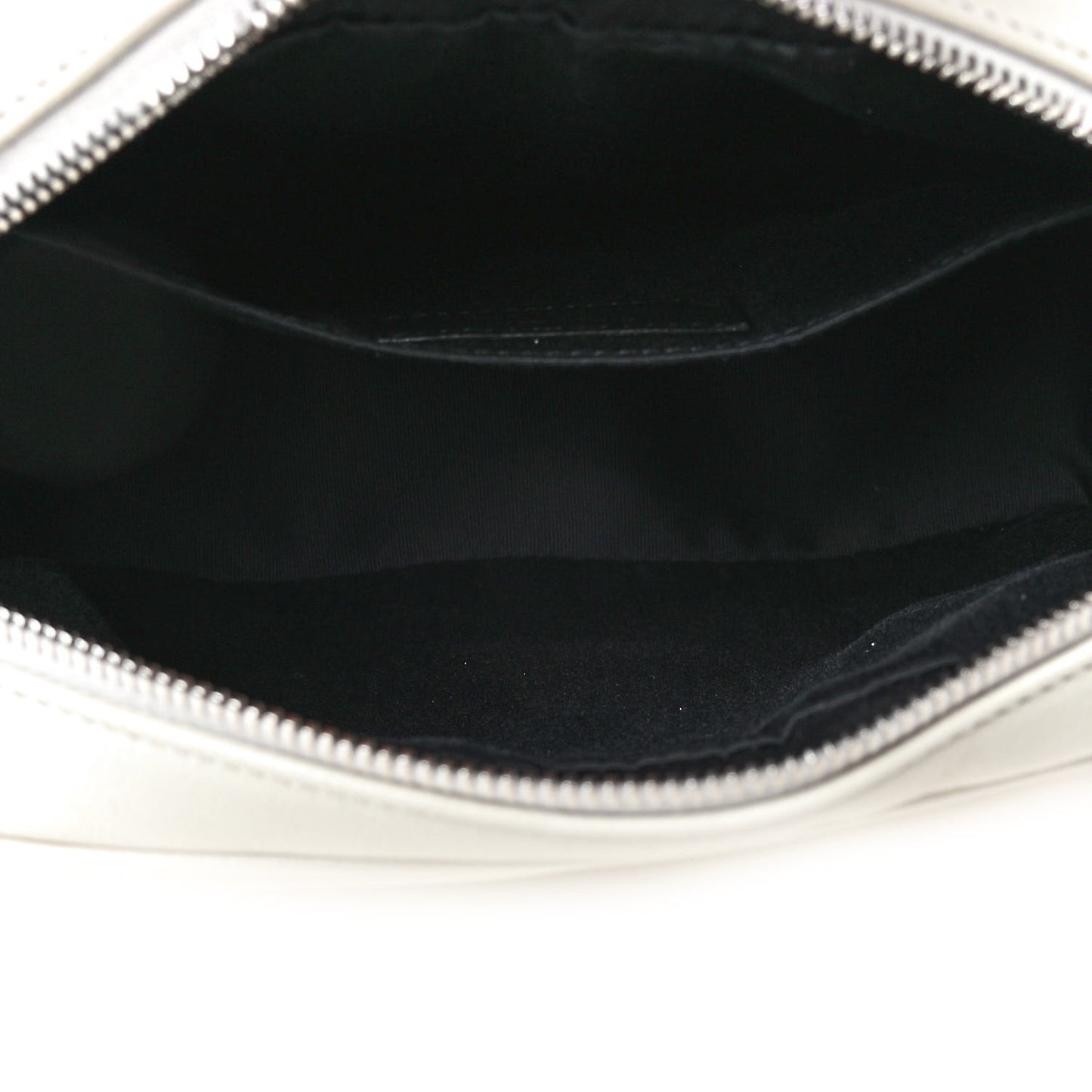 Lambskin Monogram Small Lou Camera Bag Optical White