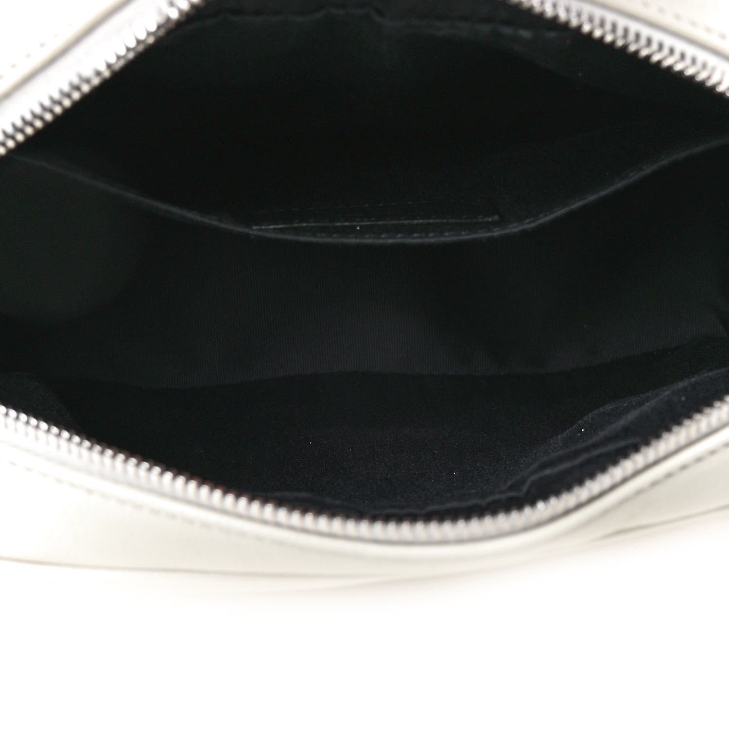 Saint Laurent Lambskin Monogram Small Lou Camera Bag Optical White 4 of 4