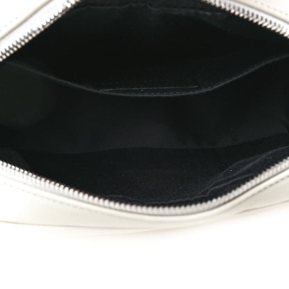 Saint Laurent Lambskin Monogram Small Lou Camera Bag Optical White 4 of 4