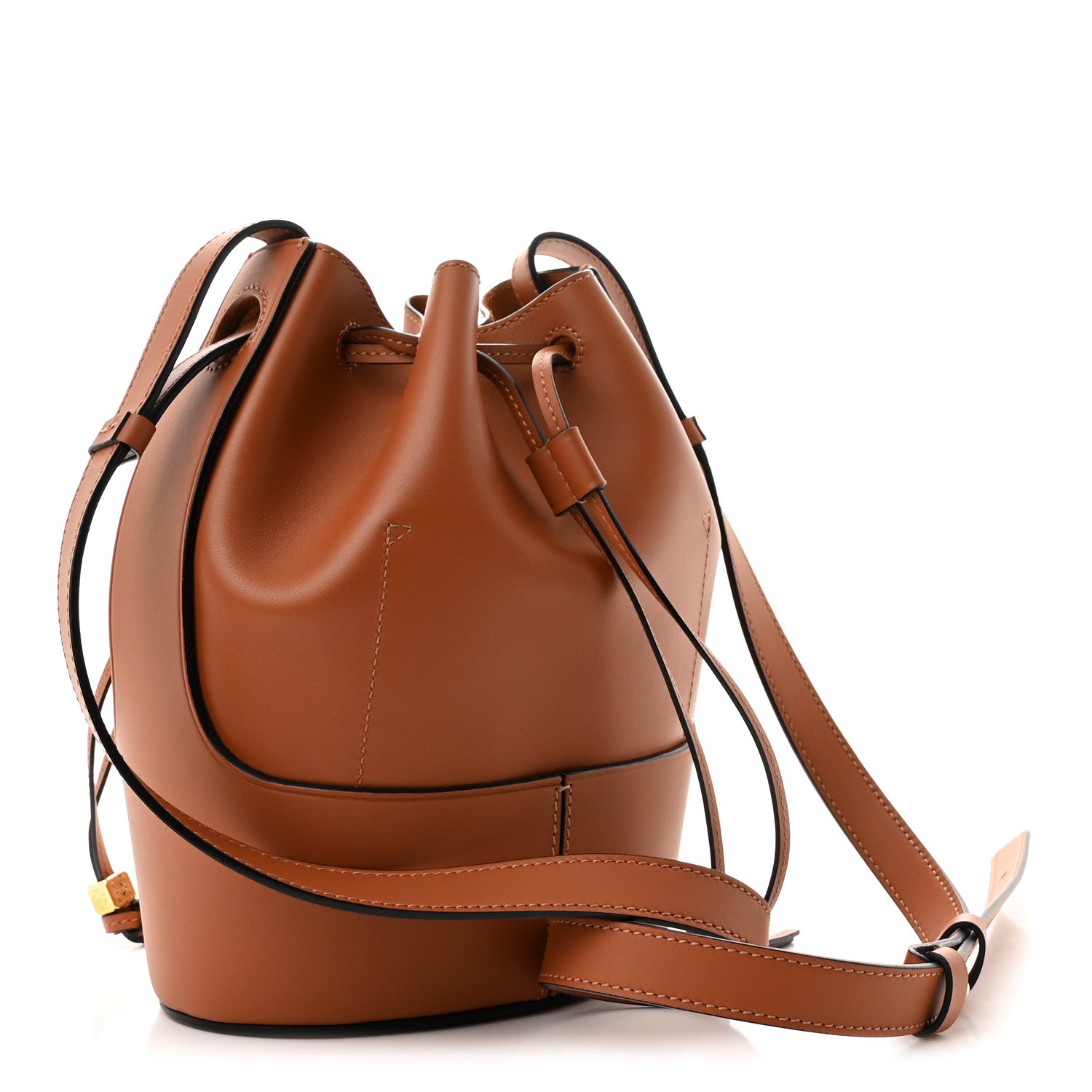 Loewe Calfskin Small Balloon Bucket Bag Tan 3 of 9