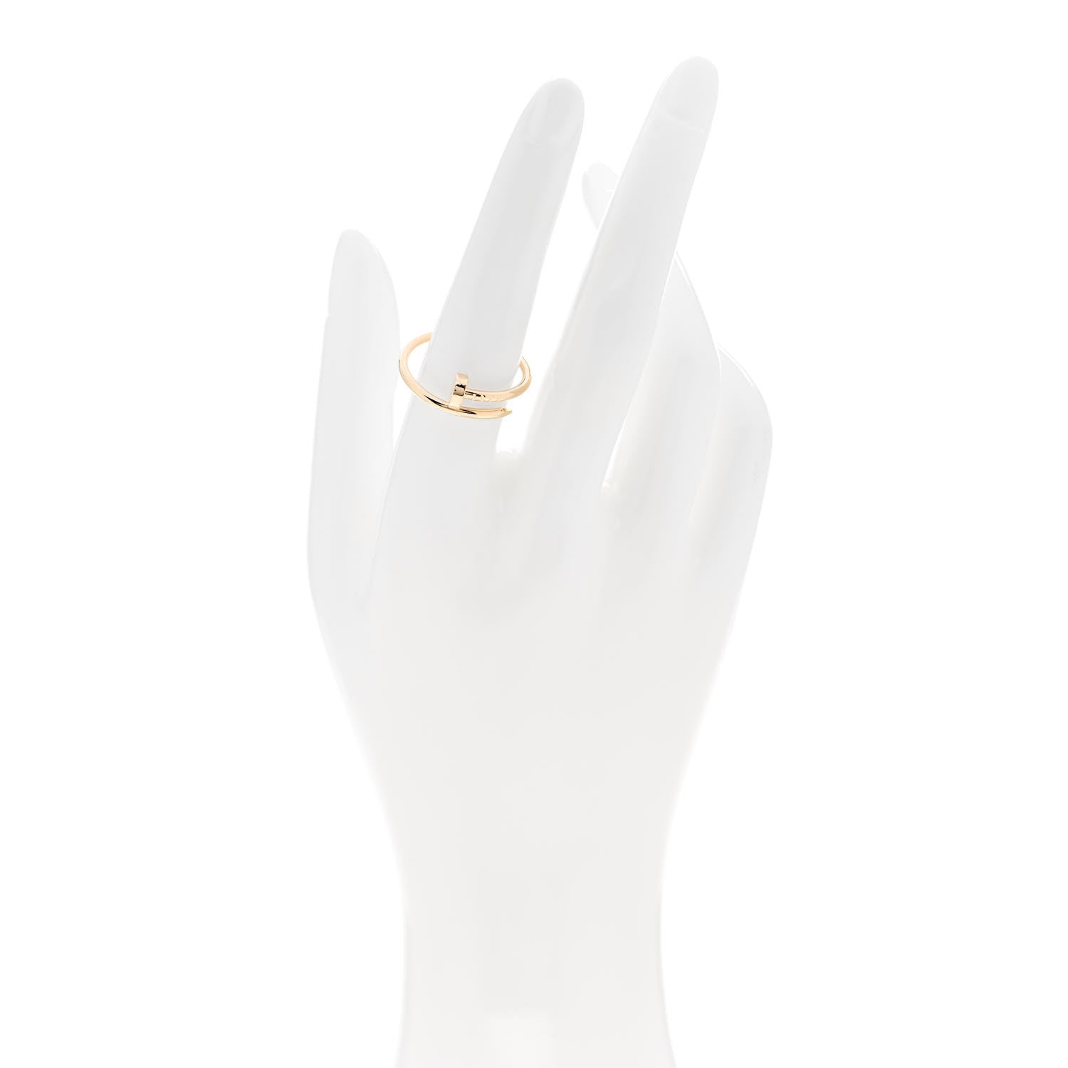 Cartier 18K Yellow Gold Small Juste Un Clou Ring 57 8 2 of 5