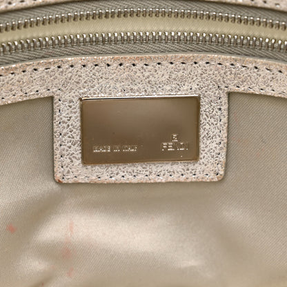 Fendi Metallic Zucchino Baguette Silver 5 of 11