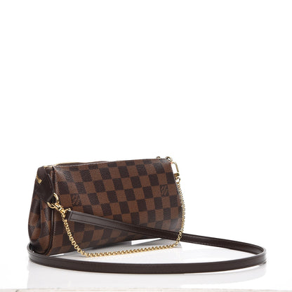 Louis Vuitton Damier Ebene Eva Clutch 3 of 8