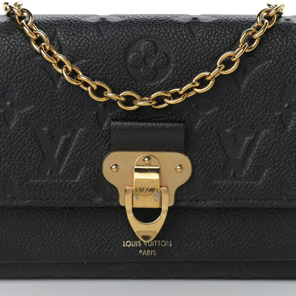 Louis Vuitton Empreinte Vavin Chain Wallet Black 10 of 12
