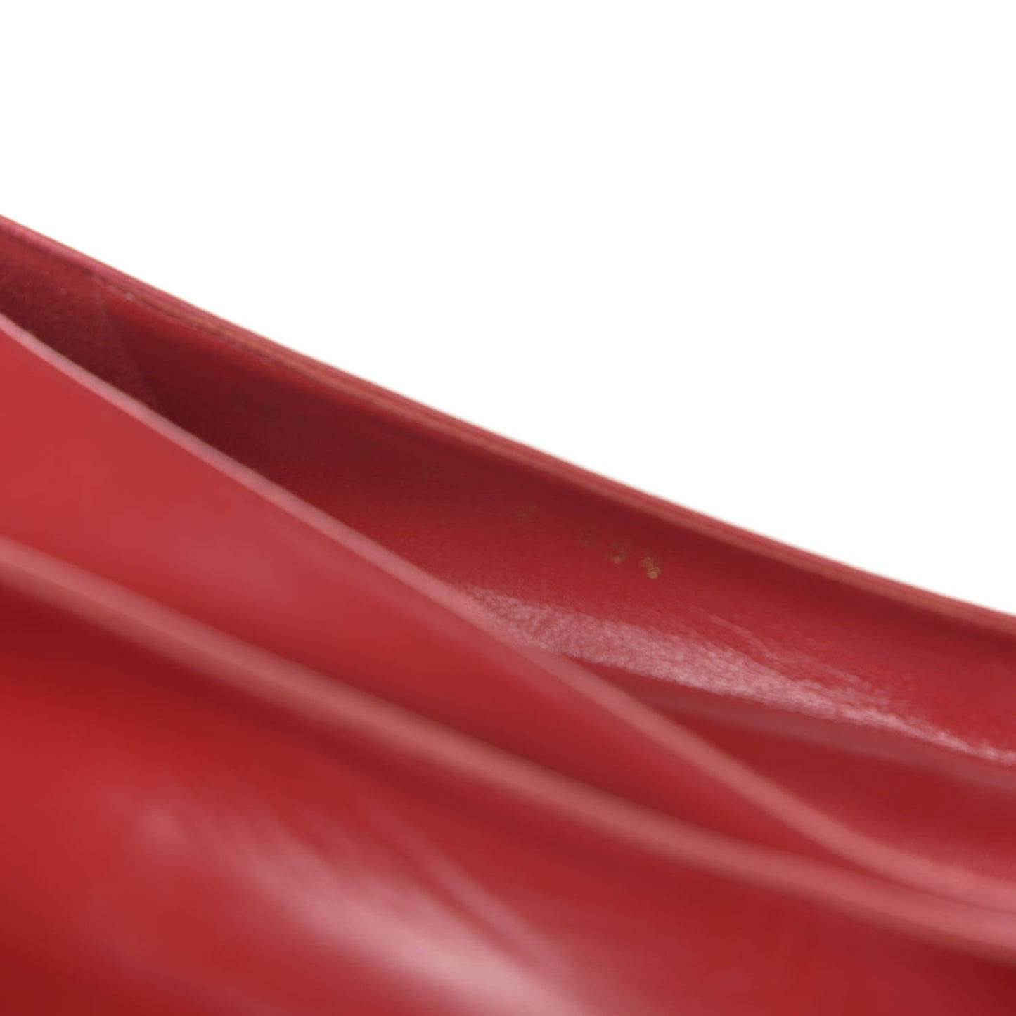 Nappa Vlogo Flats 35.5 Rouge Pur