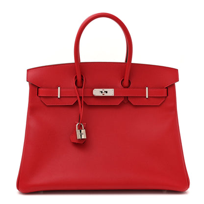 Hermes Epsom Birkin 35 Rouge Casaque 1 of 12