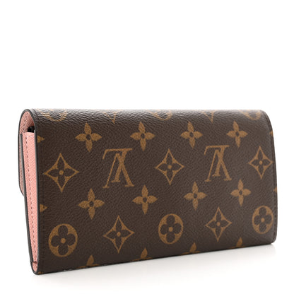 Louis Vuitton Monogram Emilie Wallet Rose Ballerine 3 of 6